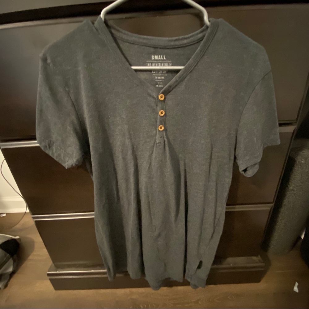 Dark Grey Henley